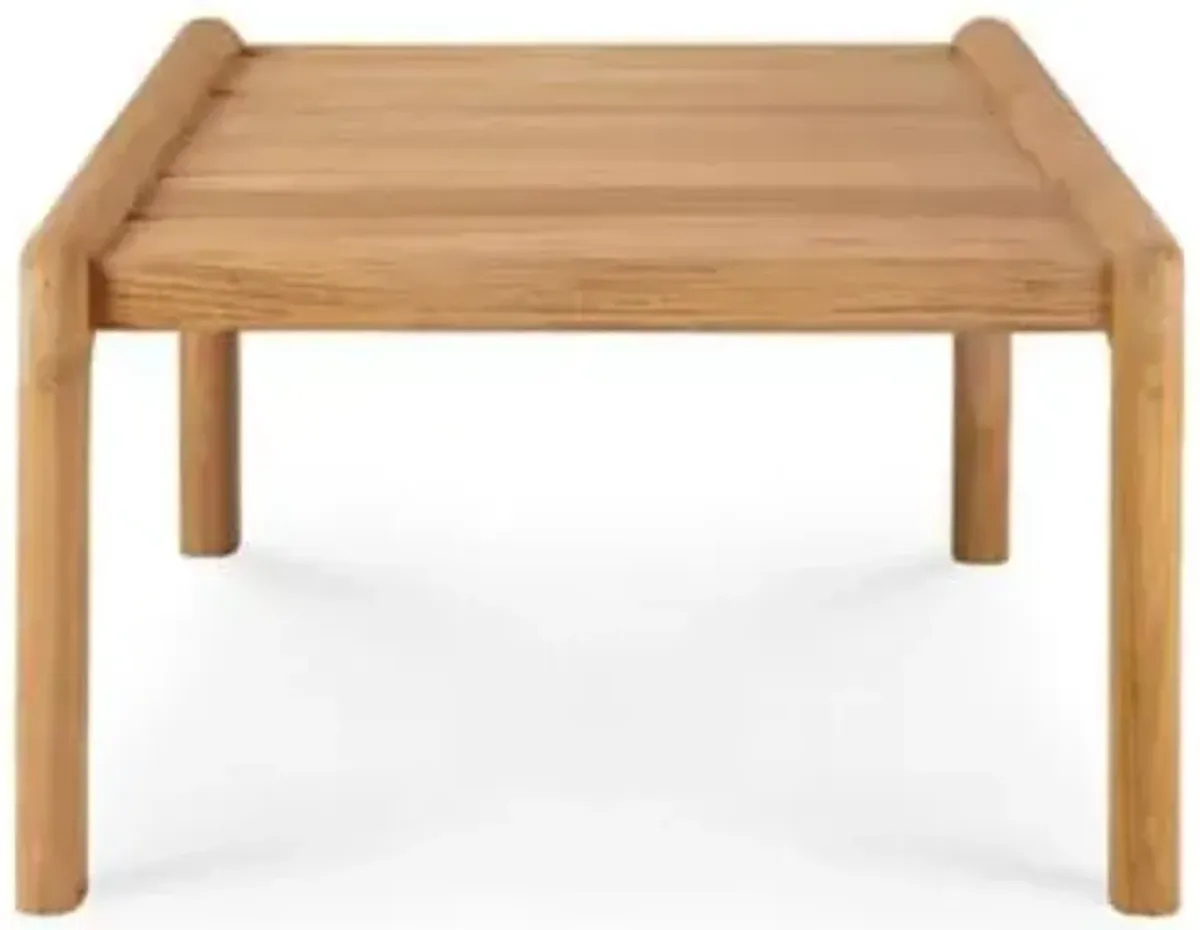 Teak Jack Outdoor Side Table