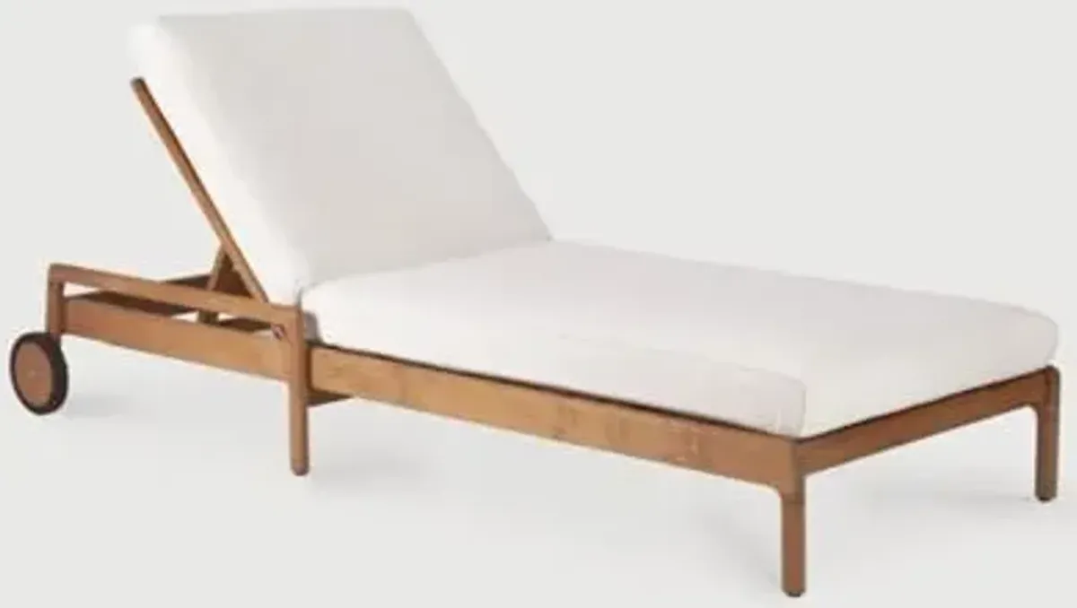 Jack Outdoor Adjustable Lounger with Cushion