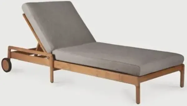 Jack Outdoor Adjustable Lounger with Cushion