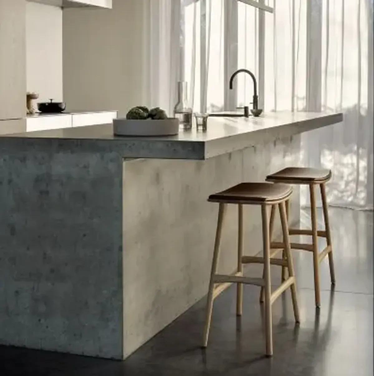Osso Upholstered Counter Stool