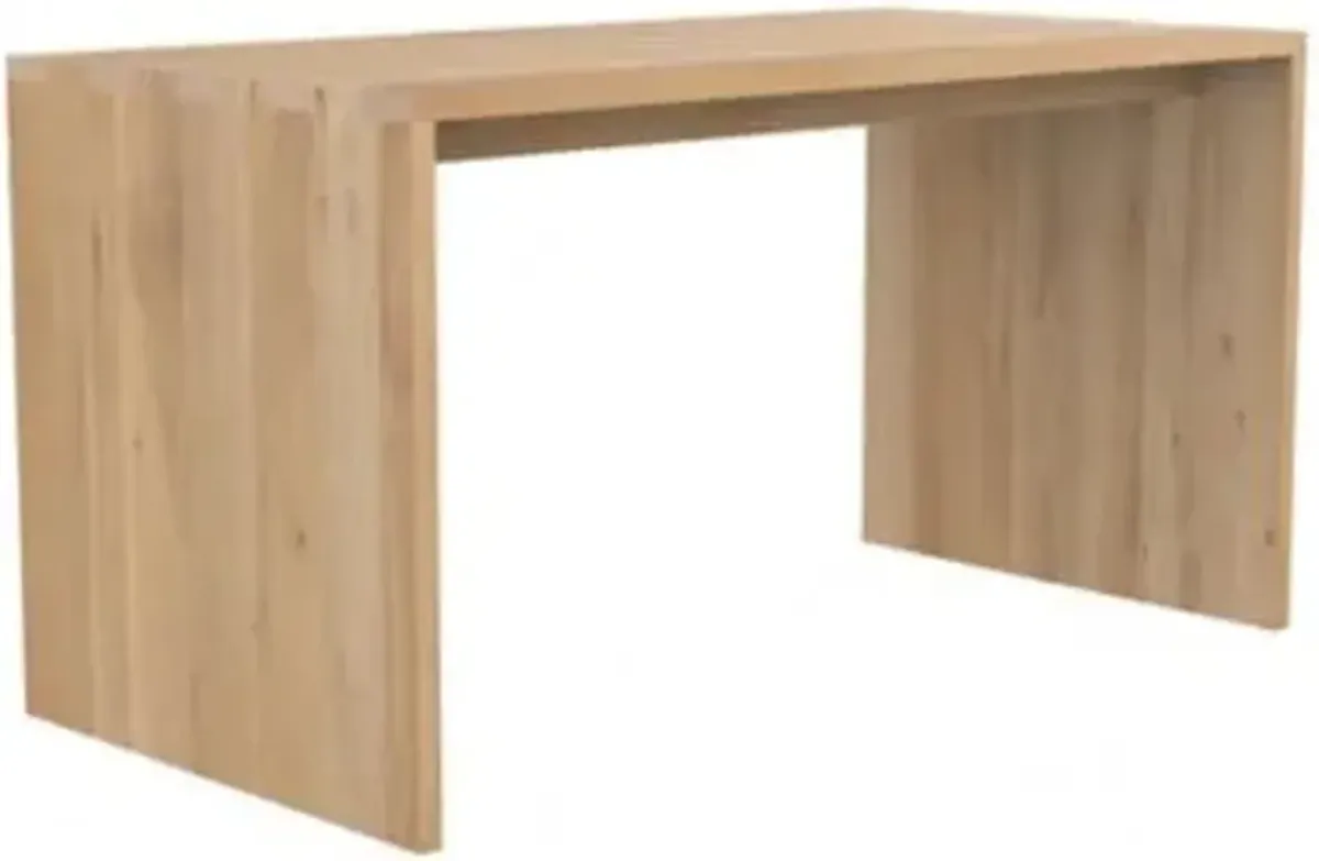 Oak U Desk