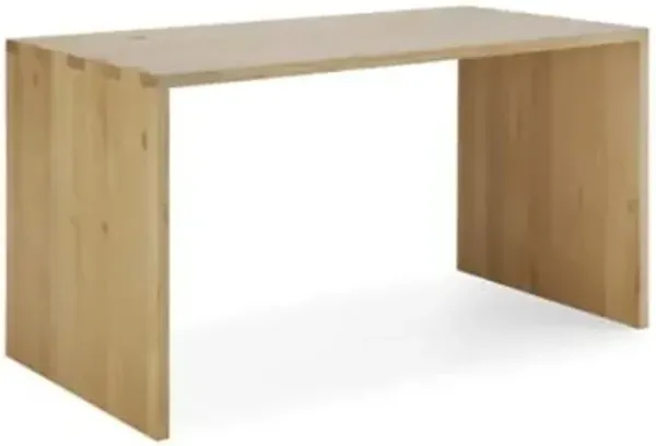 Oak U Desk