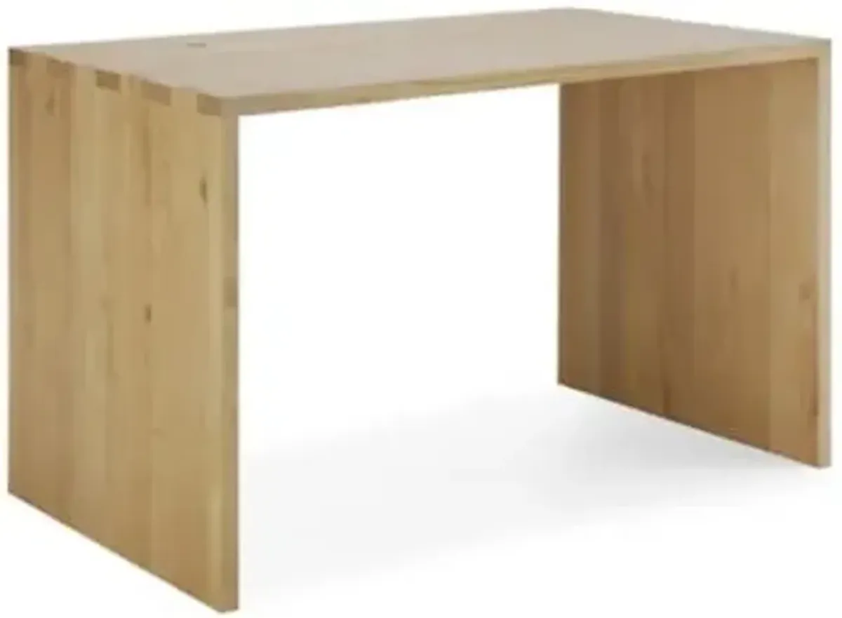 Oak U Desk