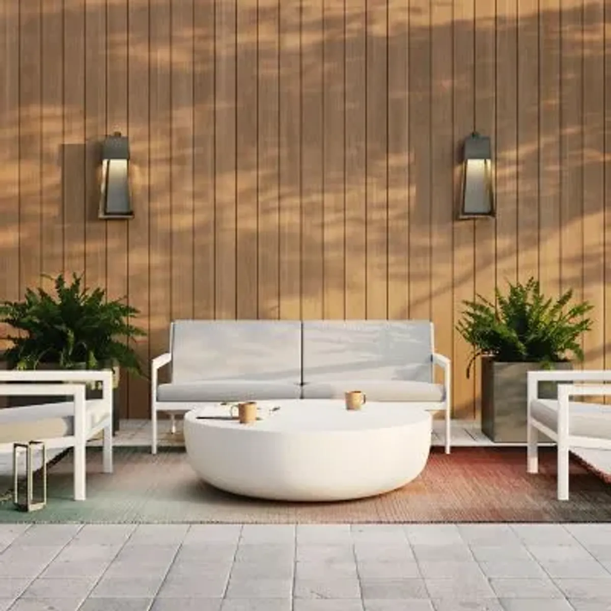 Jack Outdoor Aluminum Sofa