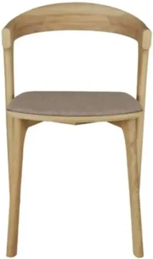 Oak Bok Cushion Dining Chair
