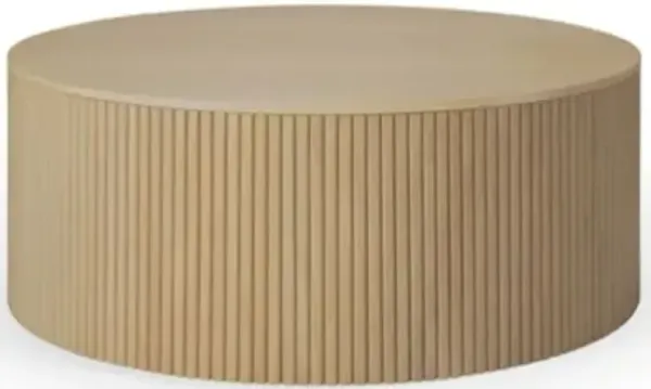 Mahogany Roller Max Round Coffee Table