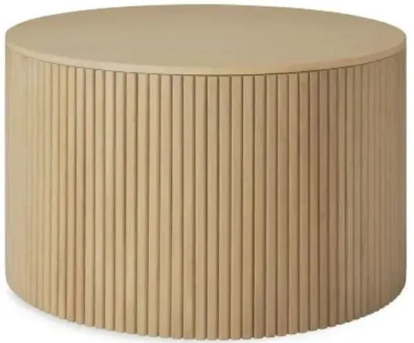 Mahogany Roller Max Round Coffee Table