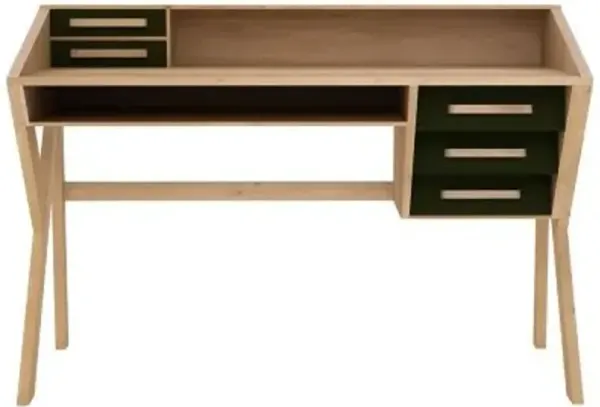 Oak Origami Desk