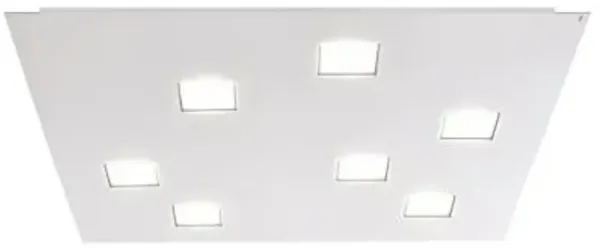 Quarter 7-Light LED Flushmount