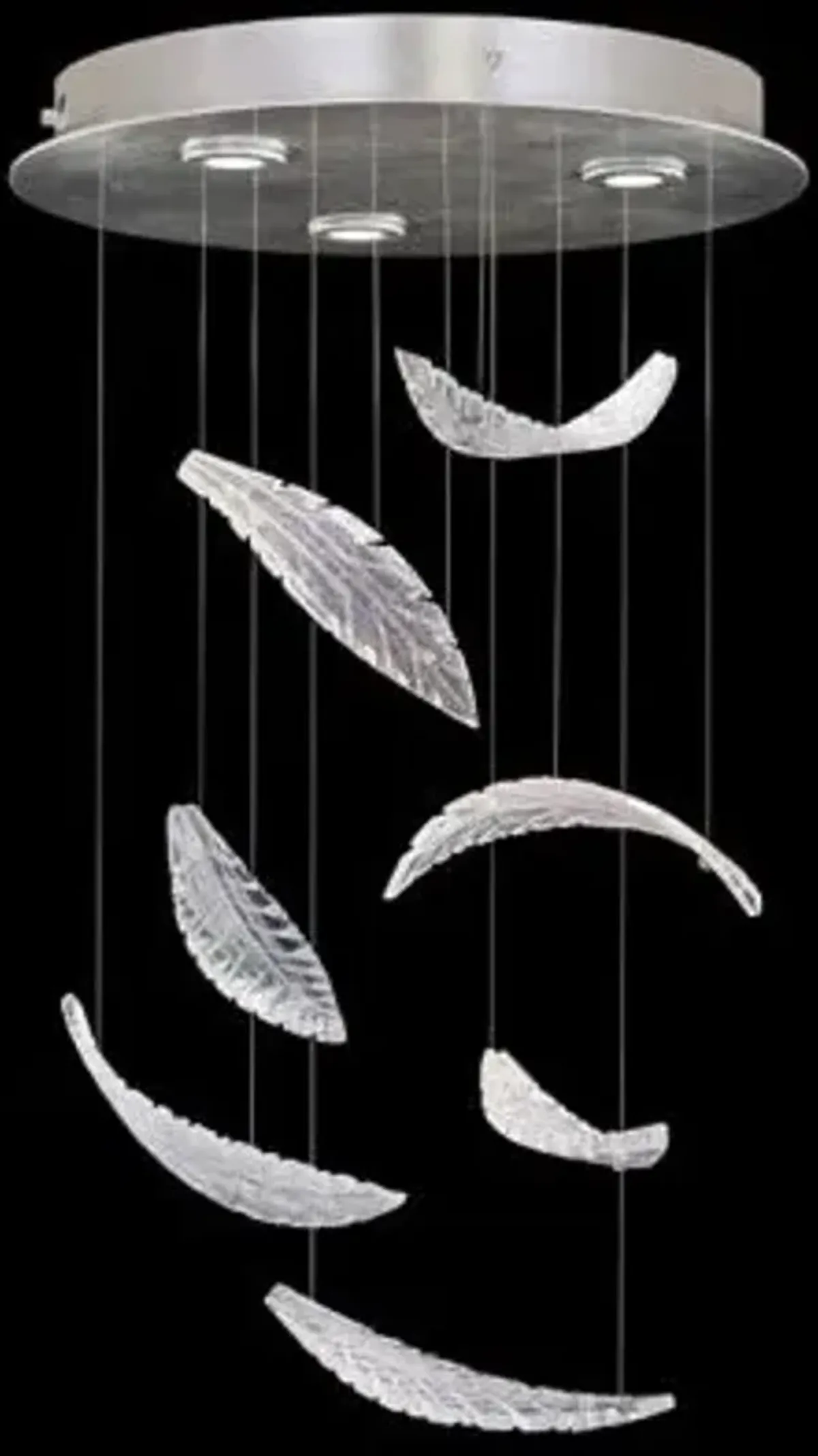 Elevate Plumes LED Multi-Light Pendant