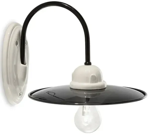 B&W Arched Wall Sconce