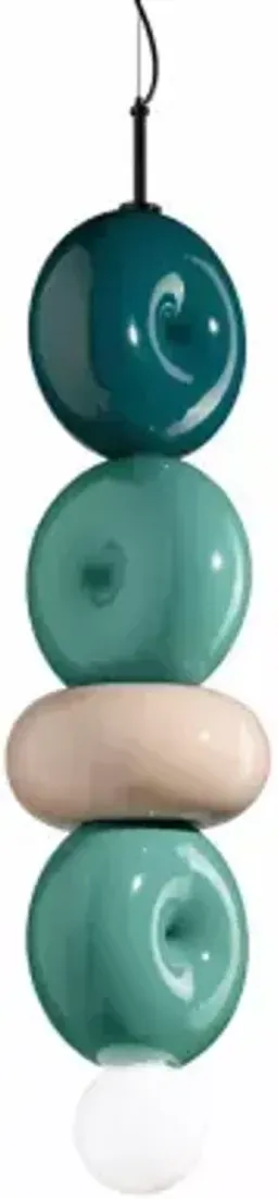 Turquoise With Green Oil color