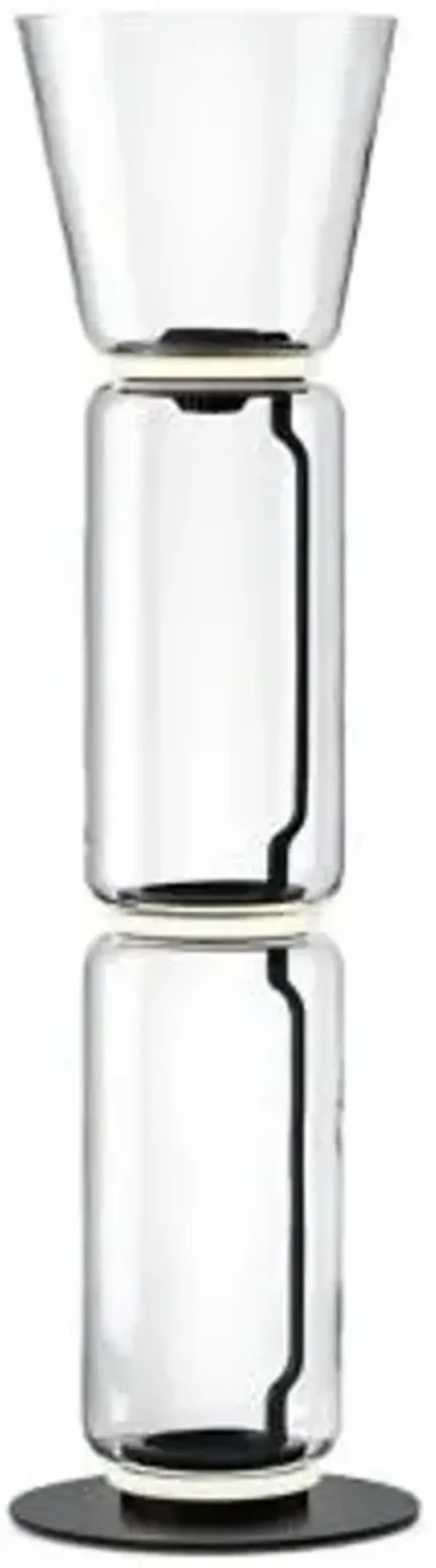 Noctambule High Cylinder and Cone LED Floor Lamp