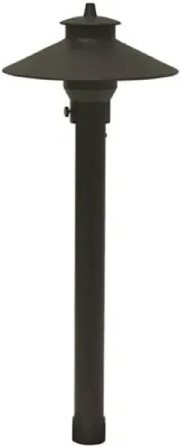 Adjustable Hub Aluminum China Hat Area Light