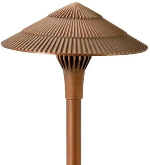Brass Panel LED Tiki Area Light