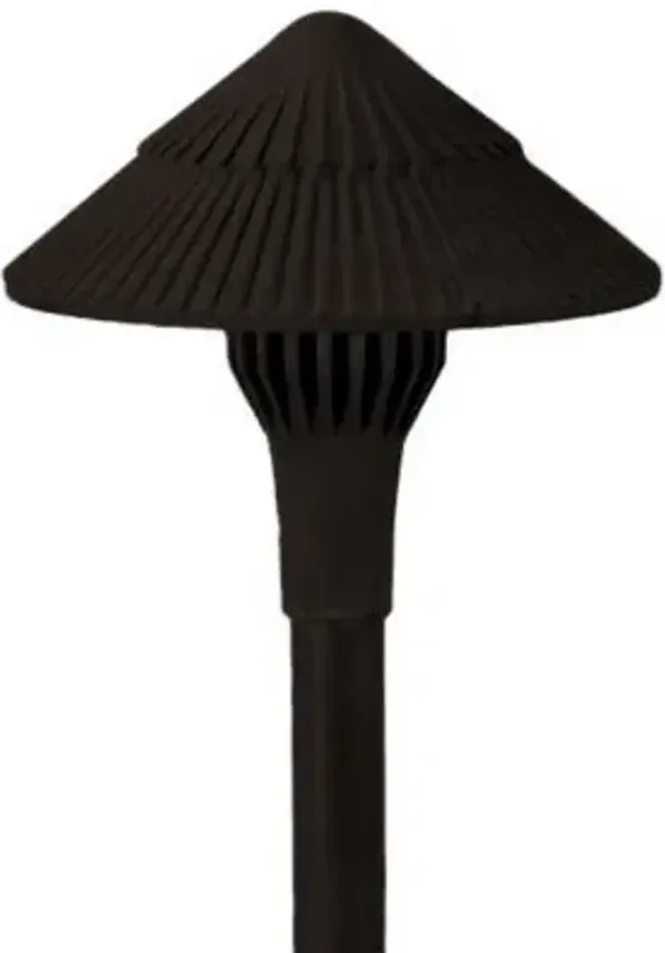 Brass Panel LED Tiki Area Light