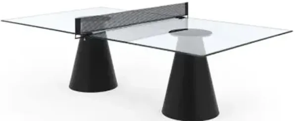 Dada Glass Ping Pong Table