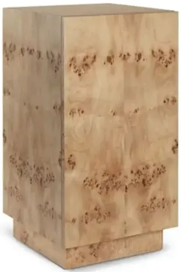 Burl Side Table
