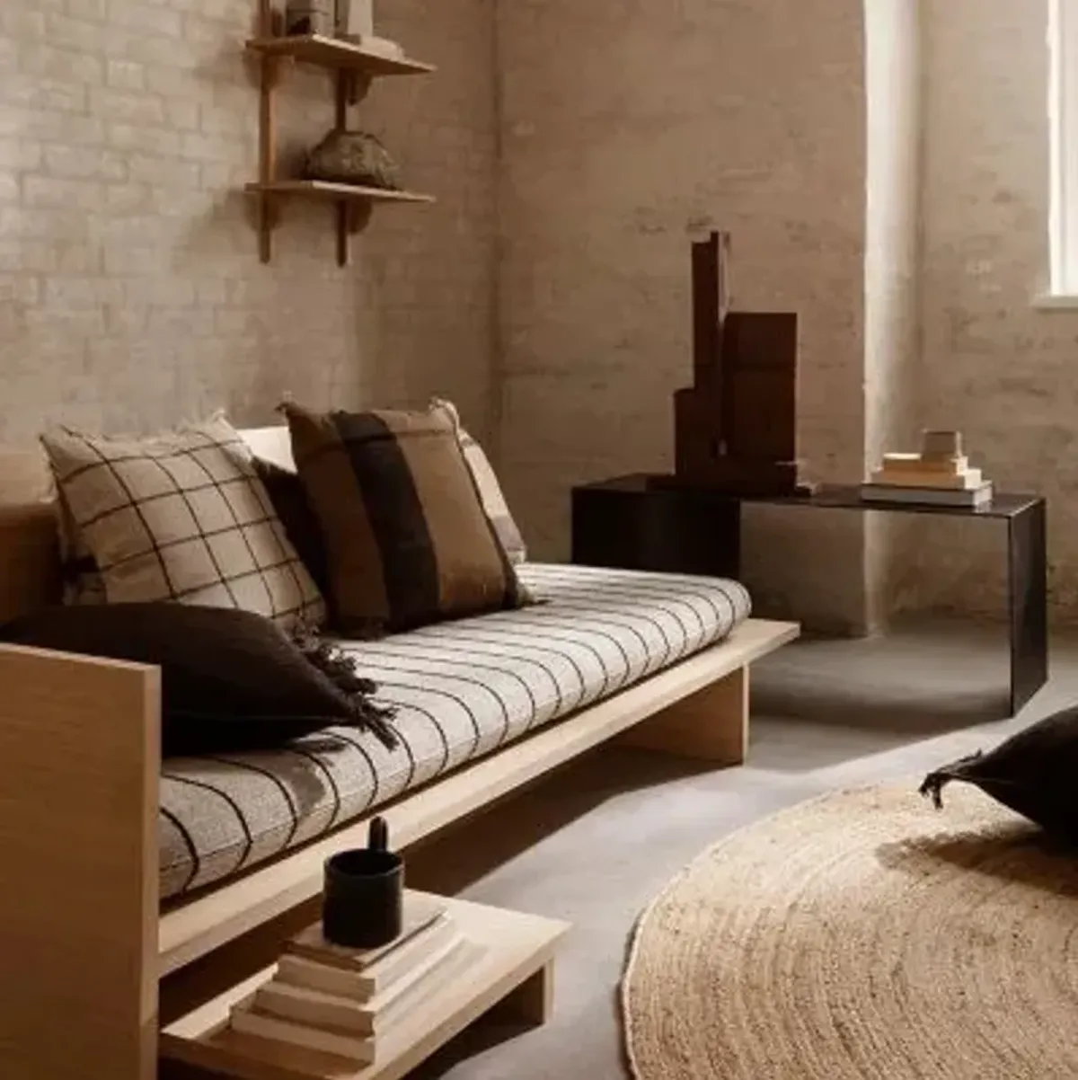 Eternal Round Jute Rug