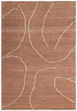 Terracotta With Off White color