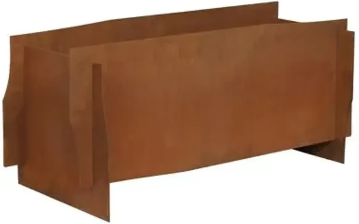 Lapel Outdoor Rectangular Planter