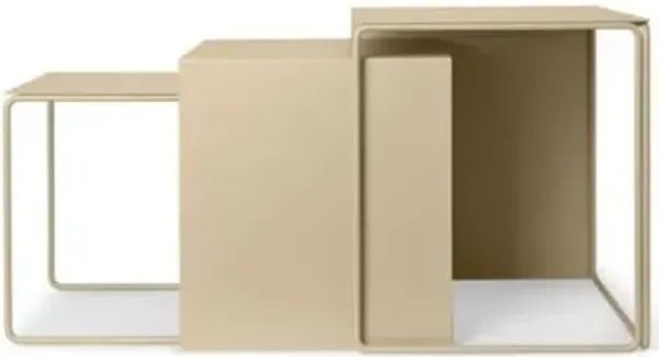 Cluster Side Tables, Set of 3