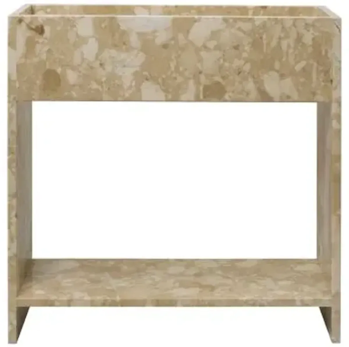 Stone Plant Box With Shelf