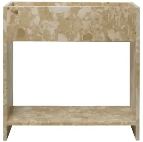 Stone Plant Box With Shelf