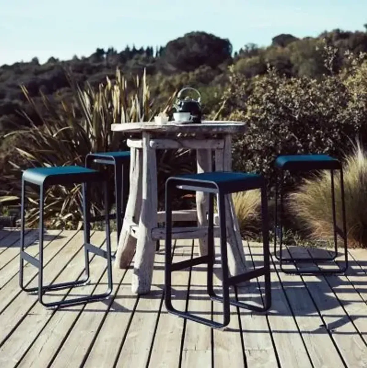 Bellevie High Stool Without Backrest