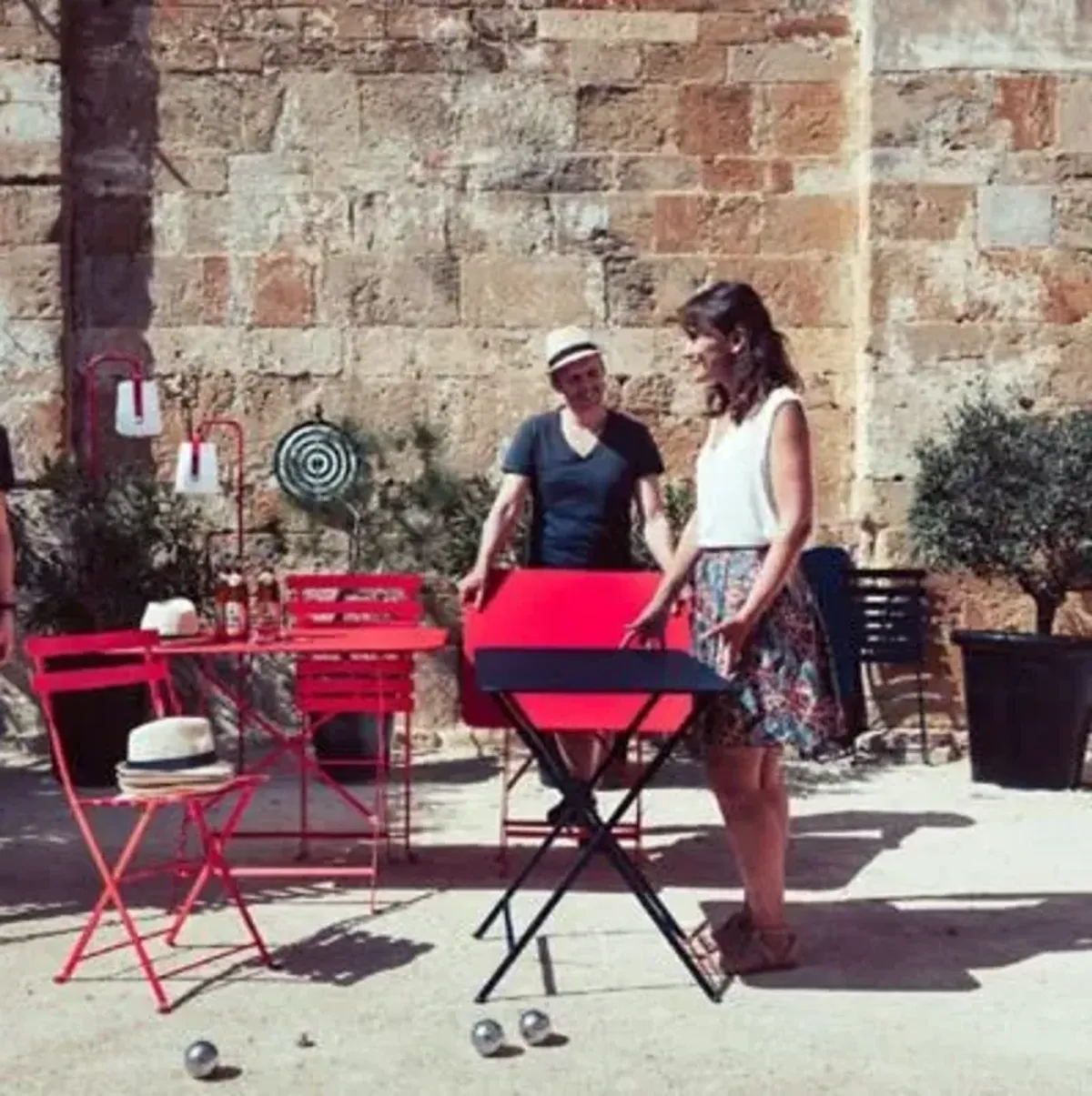 Bistro Square Folding Table
