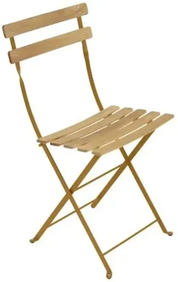 Bistro Natural Folding Chair - Set of 2