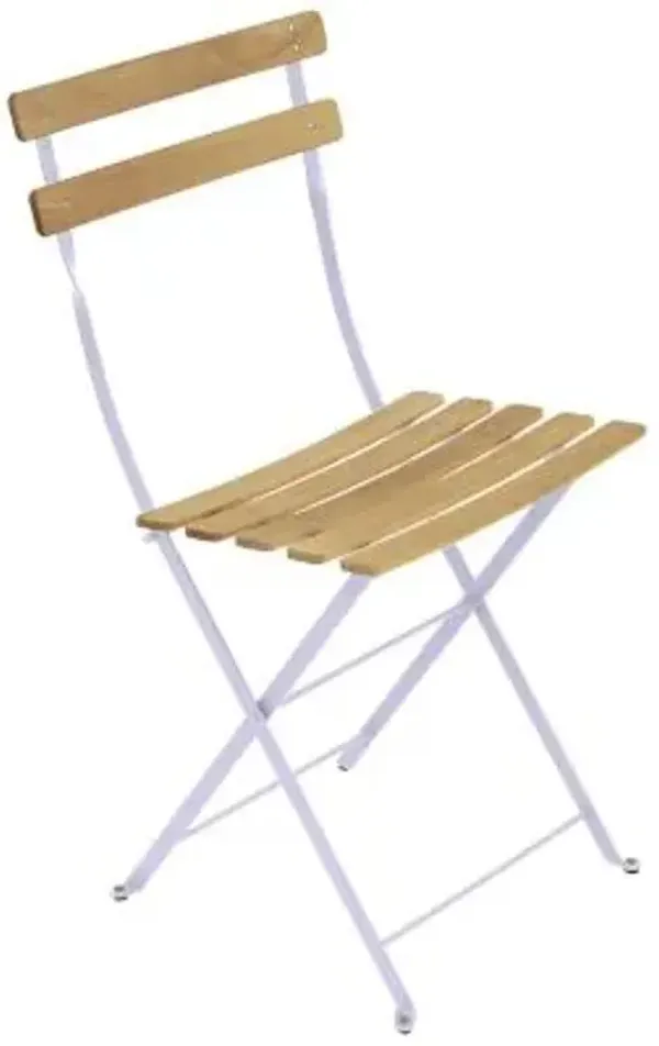 Bistro Natural Folding Chair - Set of 2