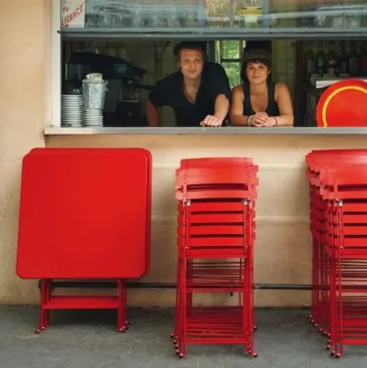 Bistro Square Folding Table