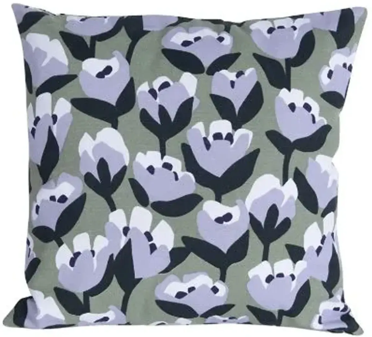Bouquet Sauvage Square Pillow