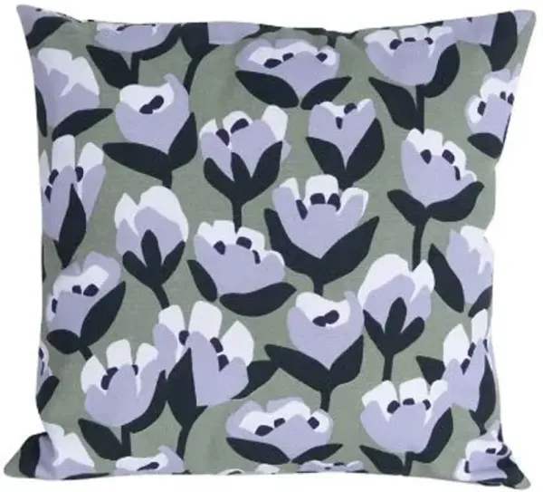 Bouquet Sauvage Square Pillow