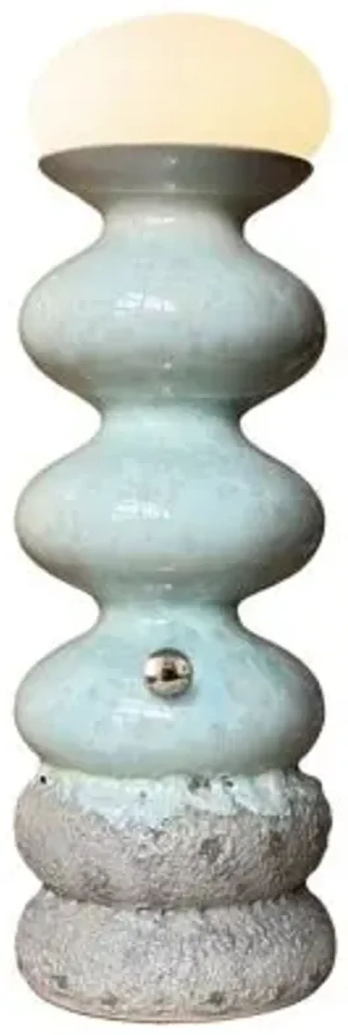 Wave Form Slumped Table Lamp