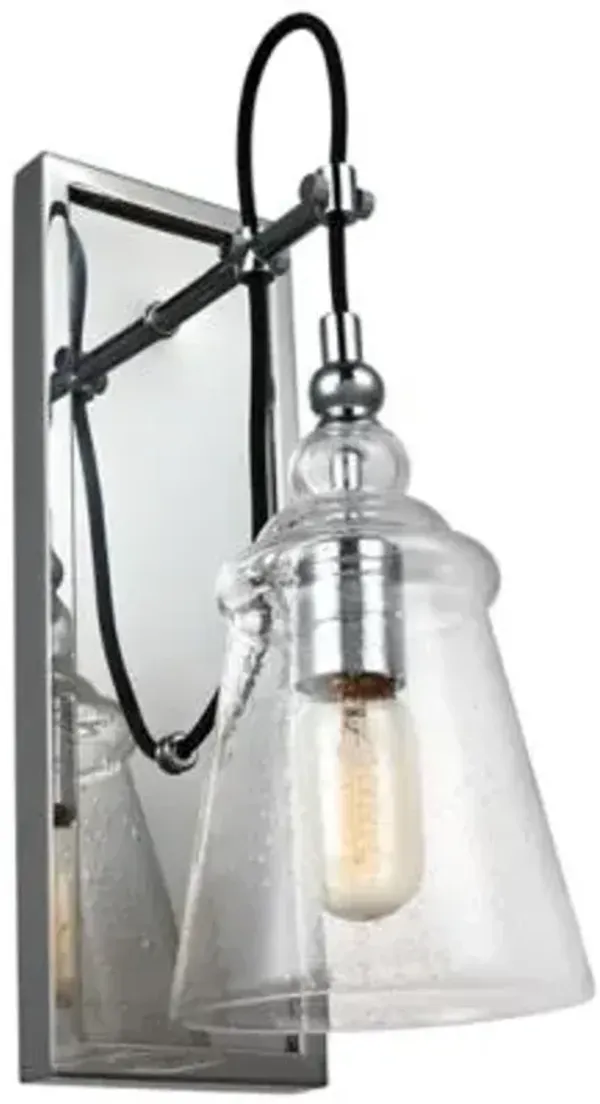 Loras 1-Light Wall Sconce