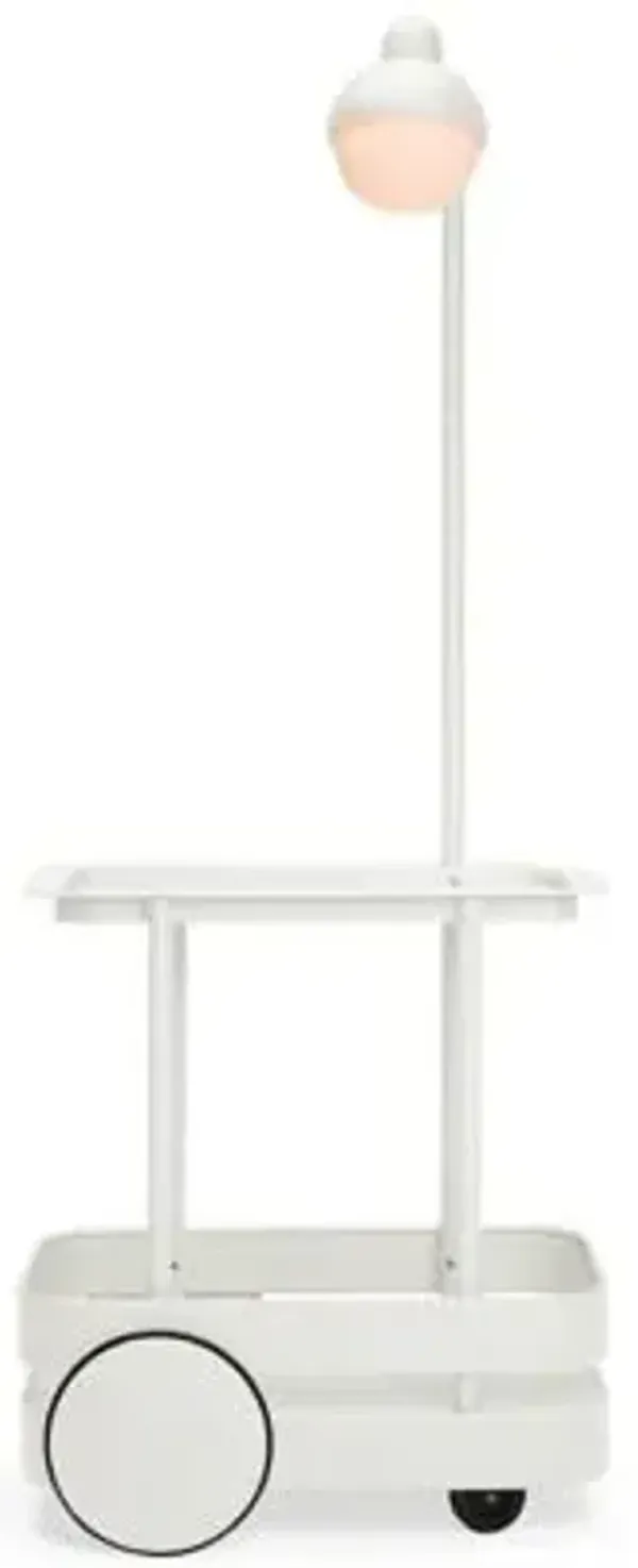 Jolly Trolley Lighted Bar Cart