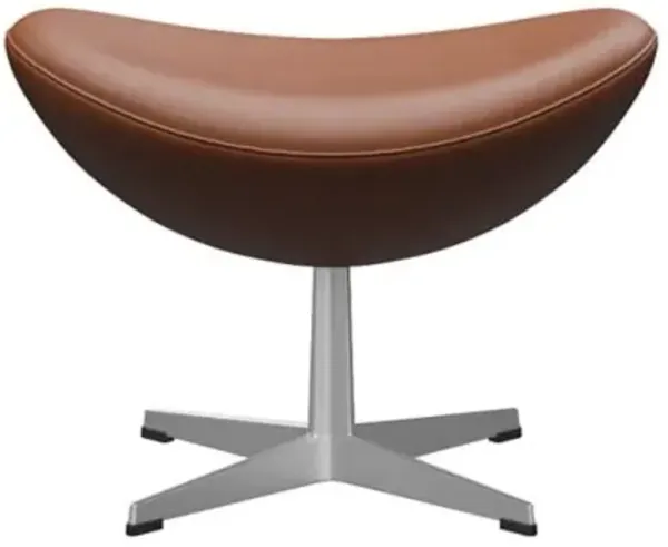Egg Leather Ottoman