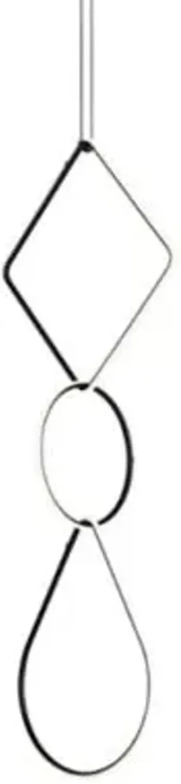 Arrangements Square Large Three Element Pendant