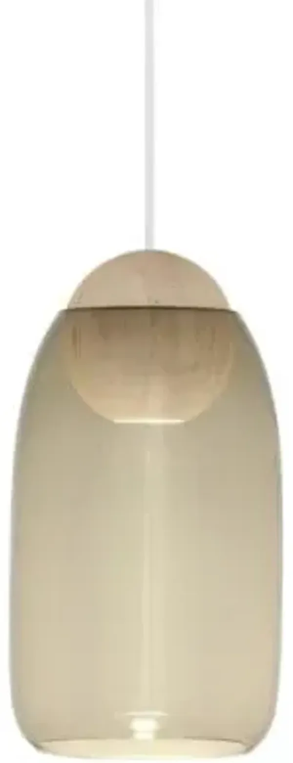 Liuku Ball Mini Pendant with Glass Shade