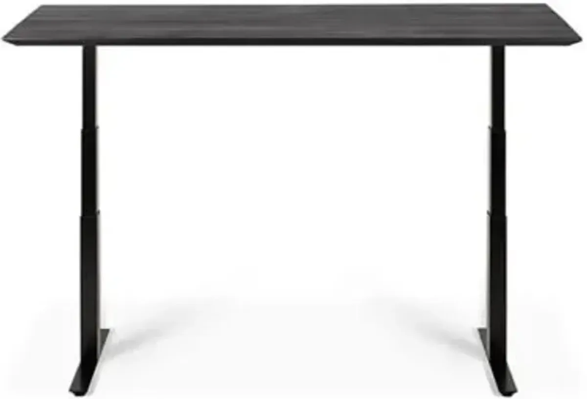 Oak Bok Adjustable Desk