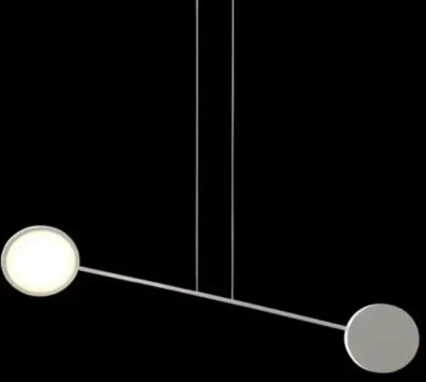 Mobi LED White Large Linear Suspension