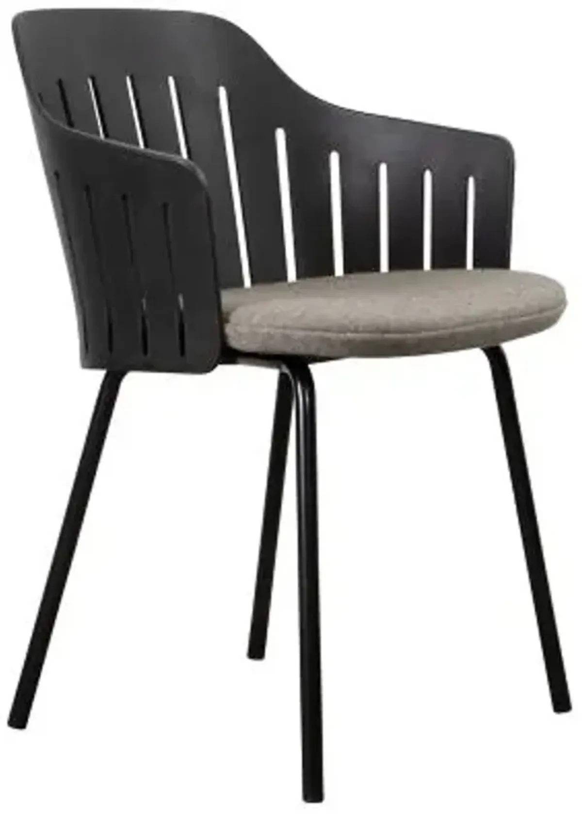 Choice Indoor Chair with Seat Cover, Steel Base