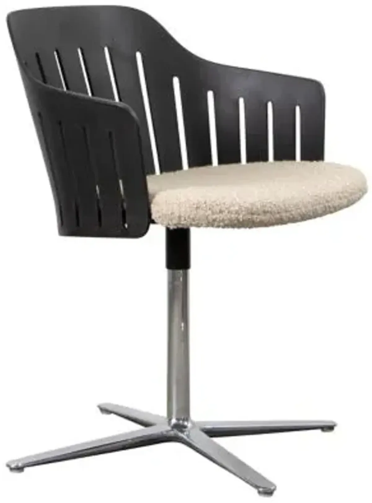 Choice Indoor Chair with Seat Cover, Swivel Base