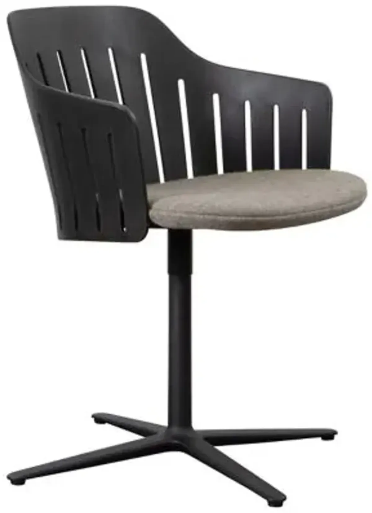 Choice Indoor Chair with Seat Cover, Swivel Base