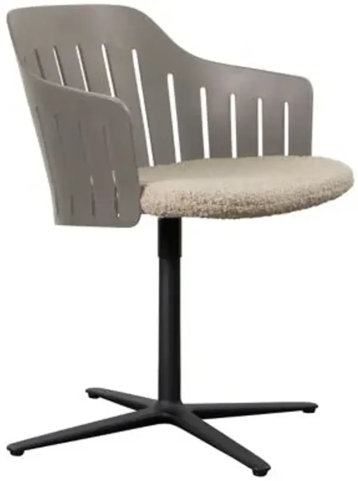 Choice Indoor Chair with Seat Cover, Swivel Base