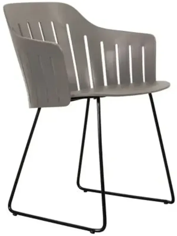 Choice Outdoor Chair with Sled Base