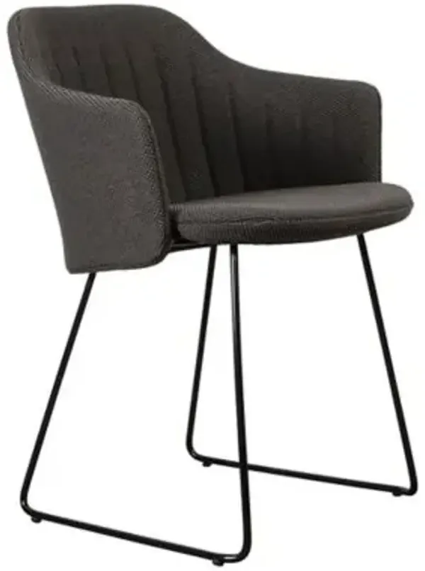 Choice Outdoor Chair with Seat/Back Covers, Sled Base