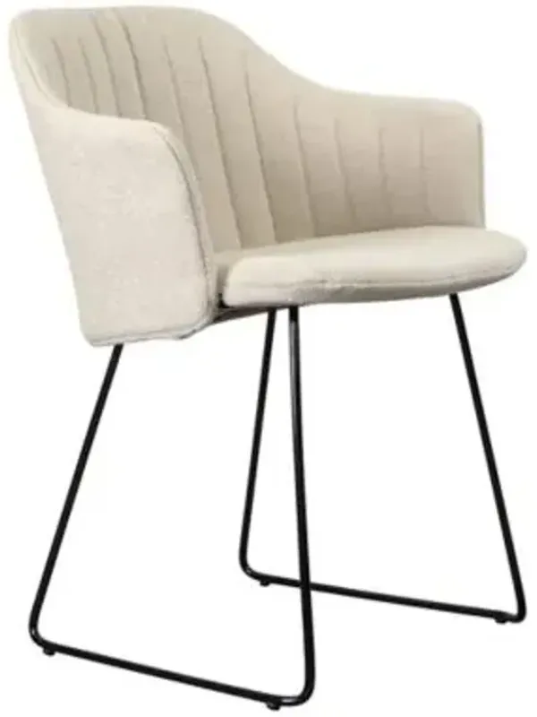 Choice Outdoor Chair with Seat/Back Covers, Sled Base